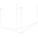 Z-Bar LED 22 inch Matte White Pendant Ceiling Light, Bird